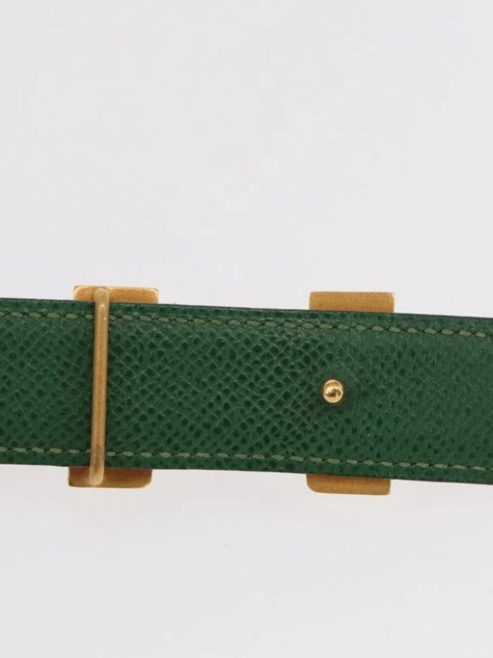 HERMES Constance Belt Leather 28.7" Red Auth - Picture 7 of 11